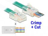 DeLOCK 86451 kabelsamler RJ-45 Transparent