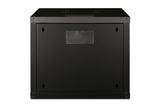 Digitus DN-19 09U-6/6-SW stativ 9U Vægmonteret stativ Sort