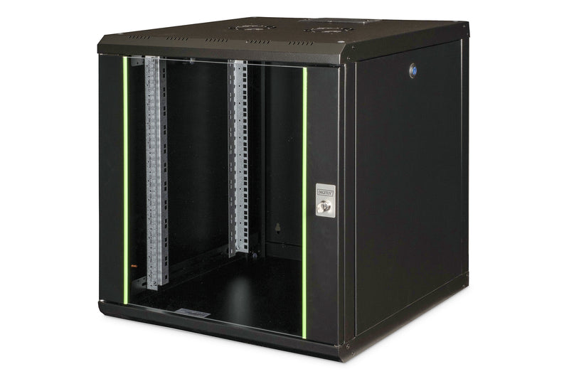 Digitus DN-19 12U-6/6-SW stativ Vægmonteret stativ Sort