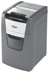 Rexel Optimum AutoFeed+ 130X papirmakulator Krydsmakulering 55 dB 22 cm Sort, Sølv