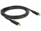 DeLOCK 83668 USB-kabel USB 3.2 Gen 1 (3.1 Gen 1) 2 m USB C 5 Gbit/sek. Sort