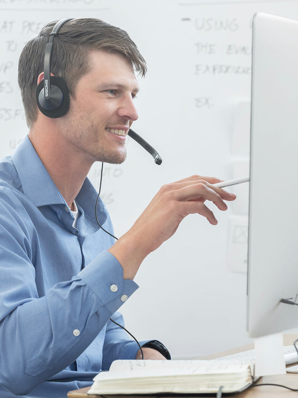 Koss CS195 USB Headset Ledningsført Kontor/Callcenter USB Type-A Sort