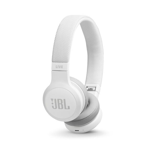 JBL Live 400BT Headset Kabel & trådløs Opkald/musik Bluetooth Hvid