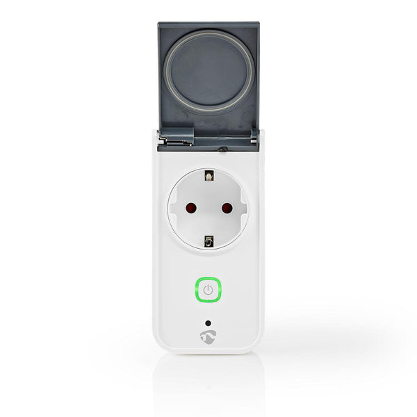 Nedis WIFIPO120FWT smart stik 3680 W Grå, Hvid