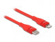 DeLOCK 86633 Lightning kabel 0,5 m Rød