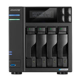 Asustor LOCKERSTOR 4 Gen2 (AS6704T) NAS Desktop Intel® Celeron® N N5105 4 GB DDR4 0 TB ADM Sort