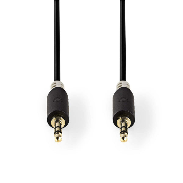 Nedis CABW22000AT10 lydkabel 1 m 3.5mm Anthracit
