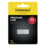 Intenso Premium Line USB-nøgle 32 GB USB Type-A 3.2 Gen 1 (3.1 Gen 1) Sølv