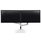 Ergotron LX Series Dual Stacking Arm 61 cm (24") Skrivebord Sølv