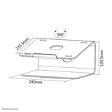 Neomounts NSLS050 laptop stativ Sølv 43,2 cm (17")