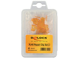 DeLOCK 86422 kabelholder Flerfarvet 40 stk