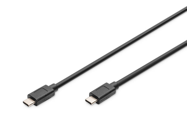 Digitus AK-300139-010-S USB-kabel USB 3.2 Gen 2 (3.1 Gen 2) 1 m USB C 10 Gbit/sek. Sort