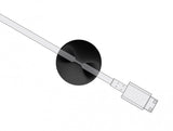 DeLOCK 18342 kabelorganisator Bord/Væg Kabelholder Sort 6 stk
