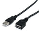 StarTech.com USBEXTAA3BK USB-kabel 0,91 m USB A 0,48 Gbit/sek. Sort