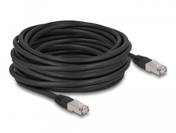 DeLOCK 80130 netværkskabel Sort 10 m Cat6a S/FTP (S-STP)
