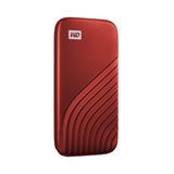 Western Digital My Passport 2 TB USB Type-C 3.2 Gen 2 (3.1 Gen 2) Rød