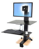 Ergotron WorkFit-S, Single HD with Worksurface+ Sort Multimedia stand
