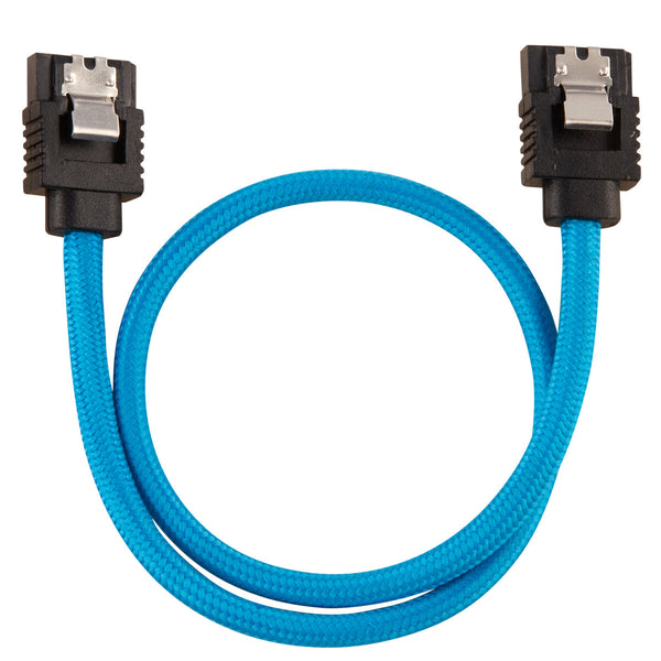 Corsair CC-8900251 SATA-kabel 0,3 m SATA 7-pin Sort, Blå