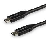 StarTech.com USB2C5C3M USB-kabel USB 2.0 3 m USB C 0,48 Gbit/sek. 100 W Sort