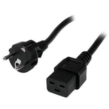 StarTech.com PXTEUC192M el-ledning Sort 2 m CEE7/7 C19 forbinder