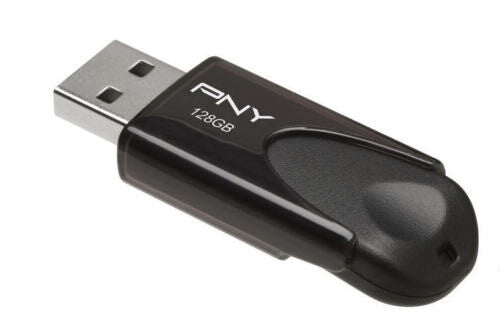 PNY Attaché 4 2.0 128GB USB-nøgle USB Type-A Sort