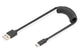 Digitus AK-300430-006-S USB-kabel USB 2.0 1 m USB A USB C 0,48 Gbit/sek. 60 W Sort