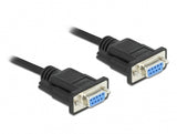 DeLOCK 87786 serielkabel Sort 1 m DB-9