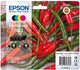 Epson 503 blækpatron 4 stk Original Standard udbytte Sort, Blå, Magenta, Gul