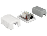 DeLOCK 86196 stikkontakt RJ-45 Hvid