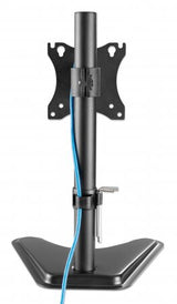 Manhattan 462037 skærmbeslag og -stativer 68,6 cm (27") Skrivebord Sort