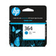HP Original 364-blækpatron, cyan