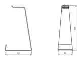 Multibrackets 1893 tilbehør til hovedtelefon/headset Hovedtelefonholder