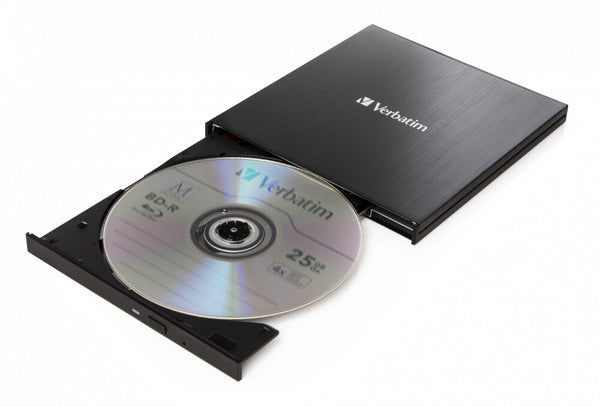 Verbatim 43889 optisk diskdrev Blu-Ray RW Sort