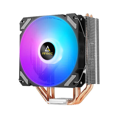 Antec A400i Chipset Luftkøler 12 cm Sort, Kobberfarve, Sølv 1 stk