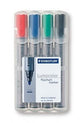 Staedtler 356 WP4 speedmarker 4 stk Sort, Blå, Grøn, Rød