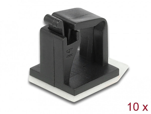 DeLOCK 60247 kabelholder Sort 10 stk