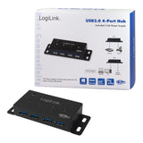 2Direct UA0149 interface hub USB 3.2 Gen 1 (3.1 Gen 1) Micro-B 5000 Mbit/s Sort