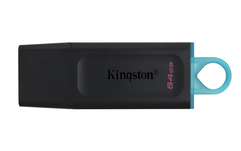 Kingston Technology DataTraveler Exodia USB 3.2 Flash-drev (sort + turkis) - 2 stk