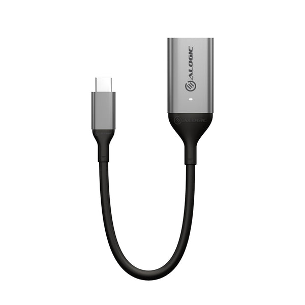 ALOGIC ULUCHD-ADP USB grafisk adapter 3840 x 2160 pixel Sort, Grå