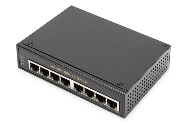 Digitus DN-651108 netværksswitch Ikke administreret Gigabit Ethernet (10/100/1000) Sort