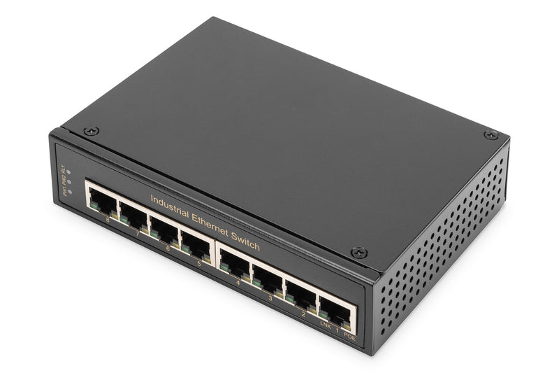Digitus DN-651108 netværksswitch Ikke administreret Gigabit Ethernet (10/100/1000) Sort