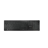 CHERRY KW 9100 SLIM tastatur Universel RF trådløs + Bluetooth QWERTZ Schweizisk Sort