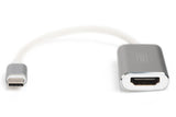 Digitus DA-70836 videokabel adapter 0,2 m USB Type-C HDMI Sølv