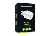 Conceptronic ALTHEA07W Smartphone, Universel Hvid USB Indendørs
