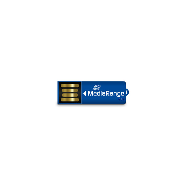 MediaRange MR975 USB-nøgle 8 GB USB Type-A 2.0 Blå