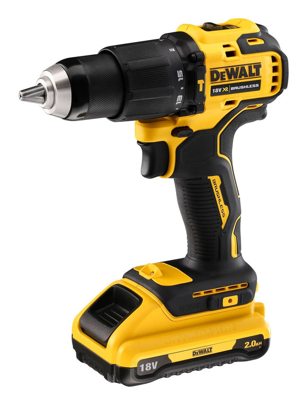 DeWALT DCD709D2T-QW bor 1650 rpm 1,6 kg Sort, Gul