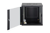 Digitus DN-19 12-U-EC-SW stativ 12U Vægmonteret stativ Sort