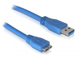 DeLOCK Micro USB 3.0 - 1M USB-kabel USB A 5 Gbit/sek. Blå
