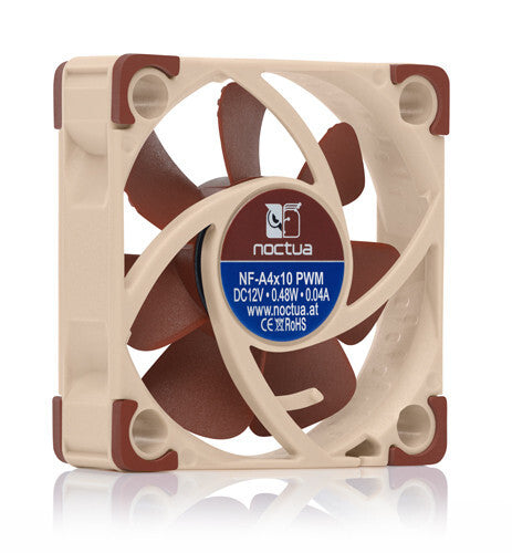 Noctua NF A4x10 PWM Computerkabinet Ventilator 4 cm Beige, Rød