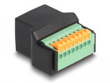 DeLOCK 66948 kabelsamler RJ-45 Sort, Grøn